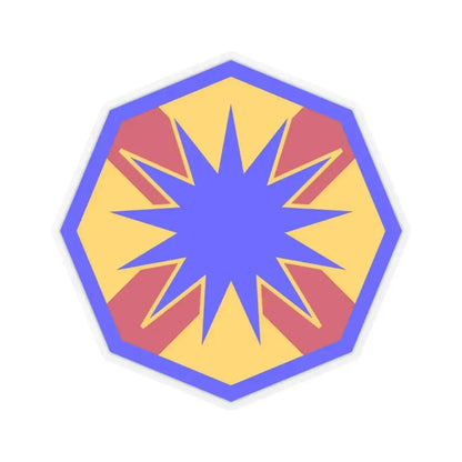 13th Sustainment Command Expeditionary (U.S. Army) STICKER Vinyl Kiss-Cut Decal 4 Inch Transparent - The Sticker Space