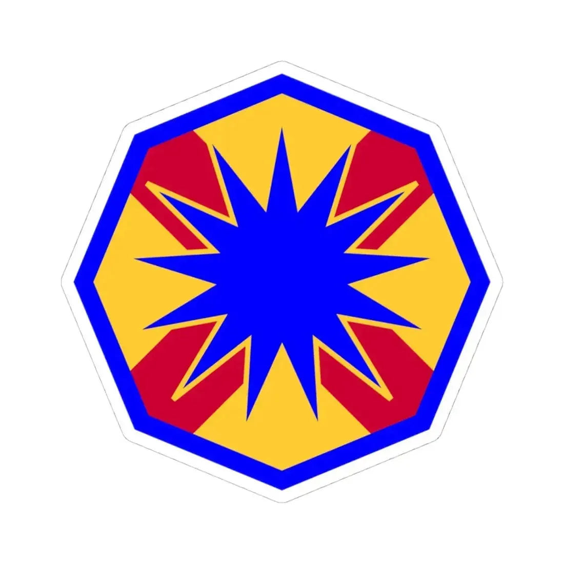 13th Sustainment Command Expeditionary (U.S. Army) STICKER Vinyl Kiss-Cut Decal 4 Inch White - The Sticker Space