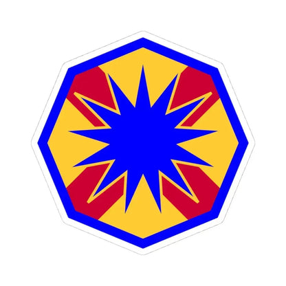 13th Sustainment Command Expeditionary (U.S. Army) STICKER Vinyl Kiss-Cut Decal 4 Inch White - The Sticker Space