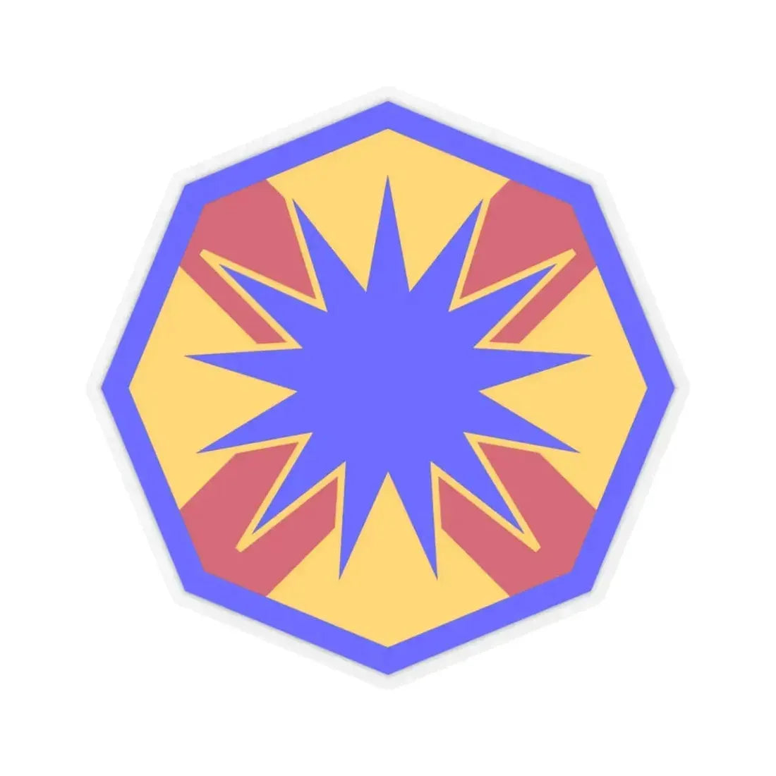 13th Sustainment Command Expeditionary (U.S. Army) STICKER Vinyl Kiss-Cut Decal 6 Inch Transparent - The Sticker Space