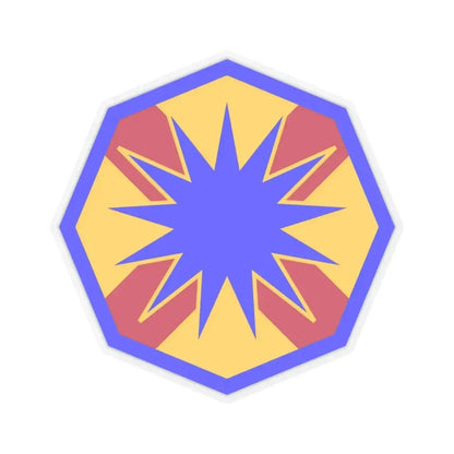 13th Sustainment Command Expeditionary (U.S. Army) STICKER Vinyl Kiss-Cut Decal 6 Inch Transparent - The Sticker Space