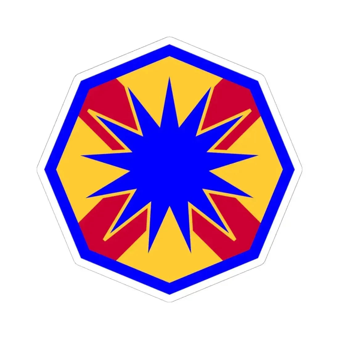 13th Sustainment Command Expeditionary (U.S. Army) STICKER Vinyl Kiss-Cut Decal 6 Inch White - The Sticker Space