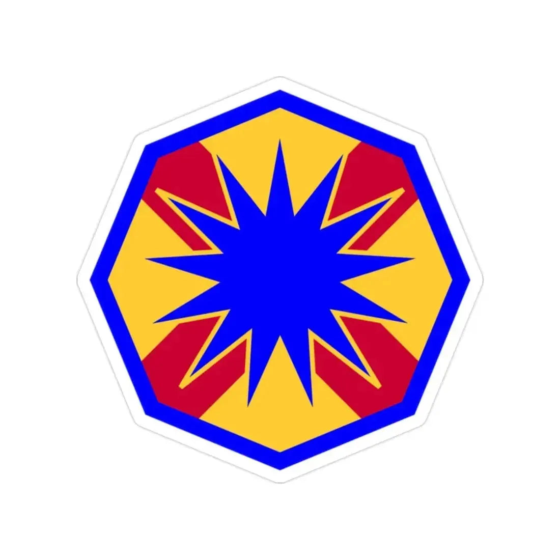 13th Sustainment Command Expeditionary (U.S. Army) Transparent STICKER Die-Cut Vinyl Decal 2 Inch - The Sticker Space