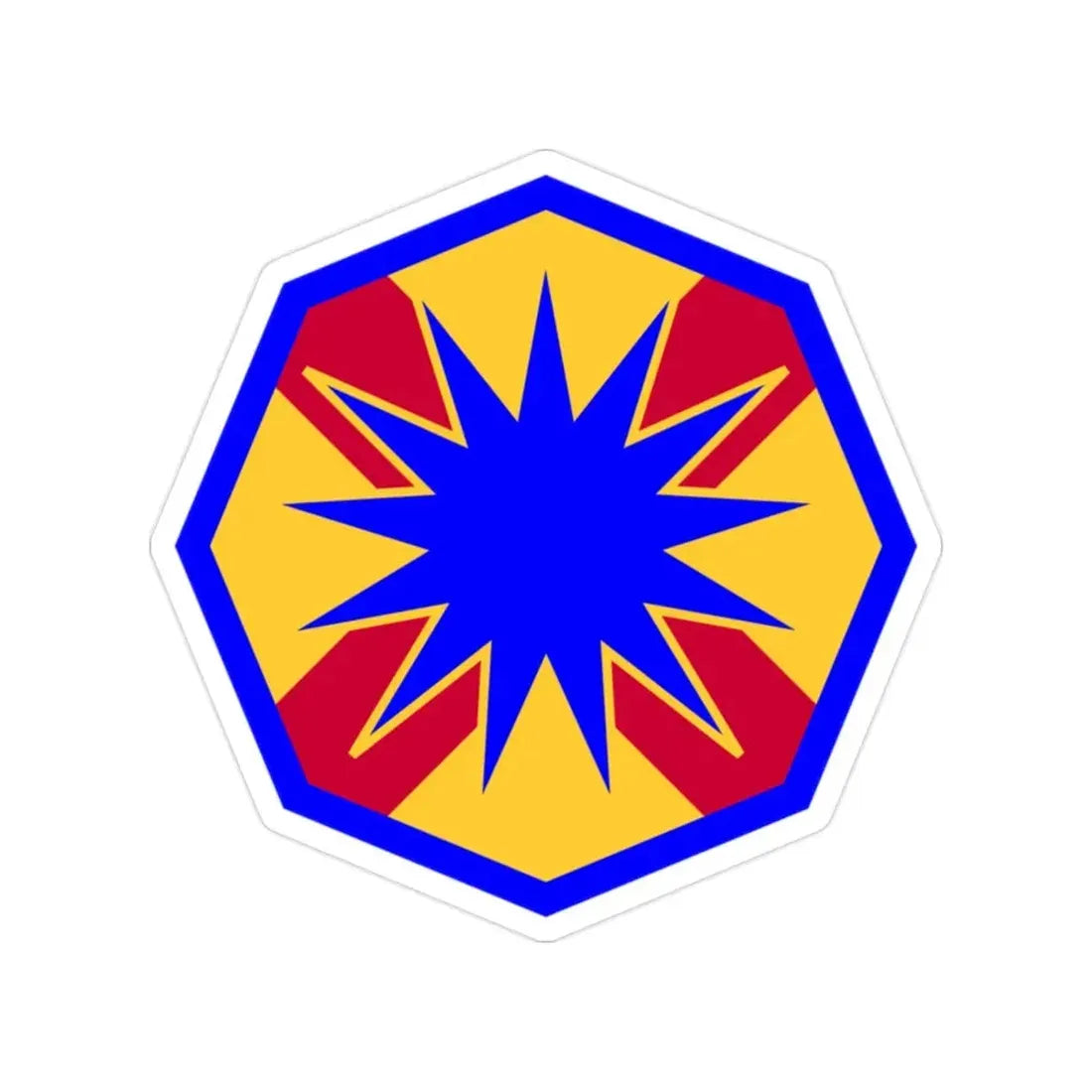 13th Sustainment Command Expeditionary (U.S. Army) Transparent STICKER Die-Cut Vinyl Decal 2 Inch - The Sticker Space