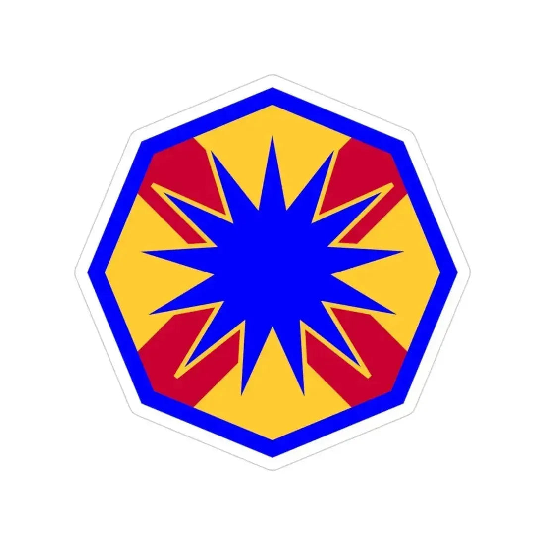 13th Sustainment Command Expeditionary (U.S. Army) Transparent STICKER Die-Cut Vinyl Decal 3 Inch - The Sticker Space