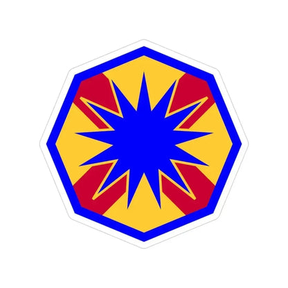 13th Sustainment Command Expeditionary (U.S. Army) Transparent STICKER Die-Cut Vinyl Decal 3 Inch - The Sticker Space