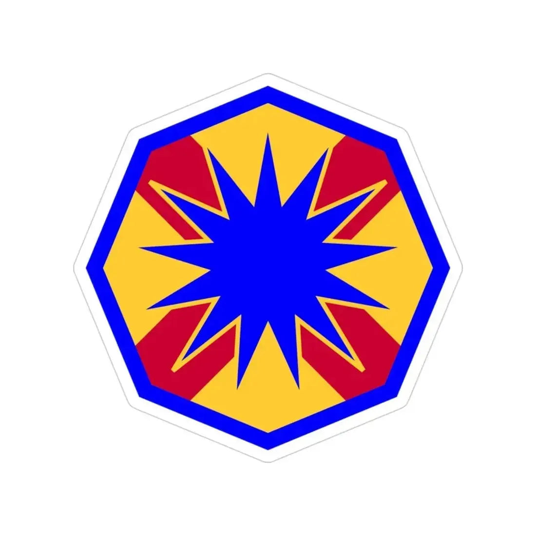 13th Sustainment Command Expeditionary (U.S. Army) Transparent STICKER Die-Cut Vinyl Decal 3 Inch - The Sticker Space