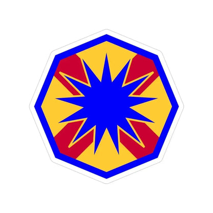 13th Sustainment Command Expeditionary (U.S. Army) Transparent STICKER Die-Cut Vinyl Decal 3 Inch - The Sticker Space