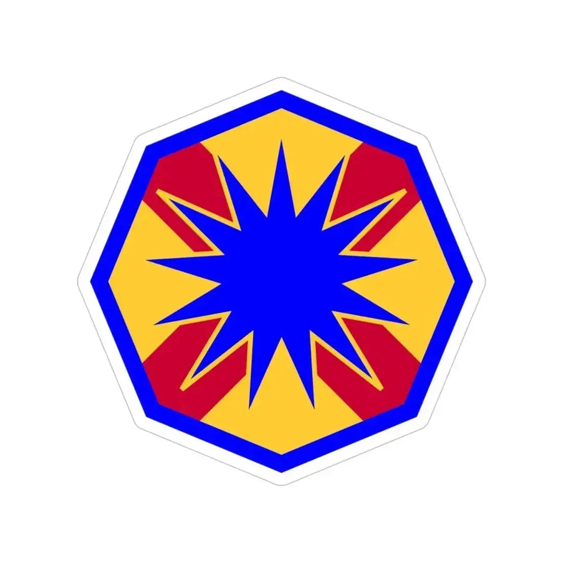 13th Sustainment Command Expeditionary (U.S. Army) Transparent STICKER Die-Cut Vinyl Decal 4 Inch - The Sticker Space