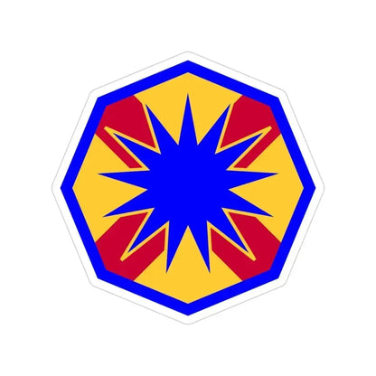 13th Sustainment Command Expeditionary (U.S. Army) Transparent STICKER Die-Cut Vinyl Decal 4 Inch - The Sticker Space