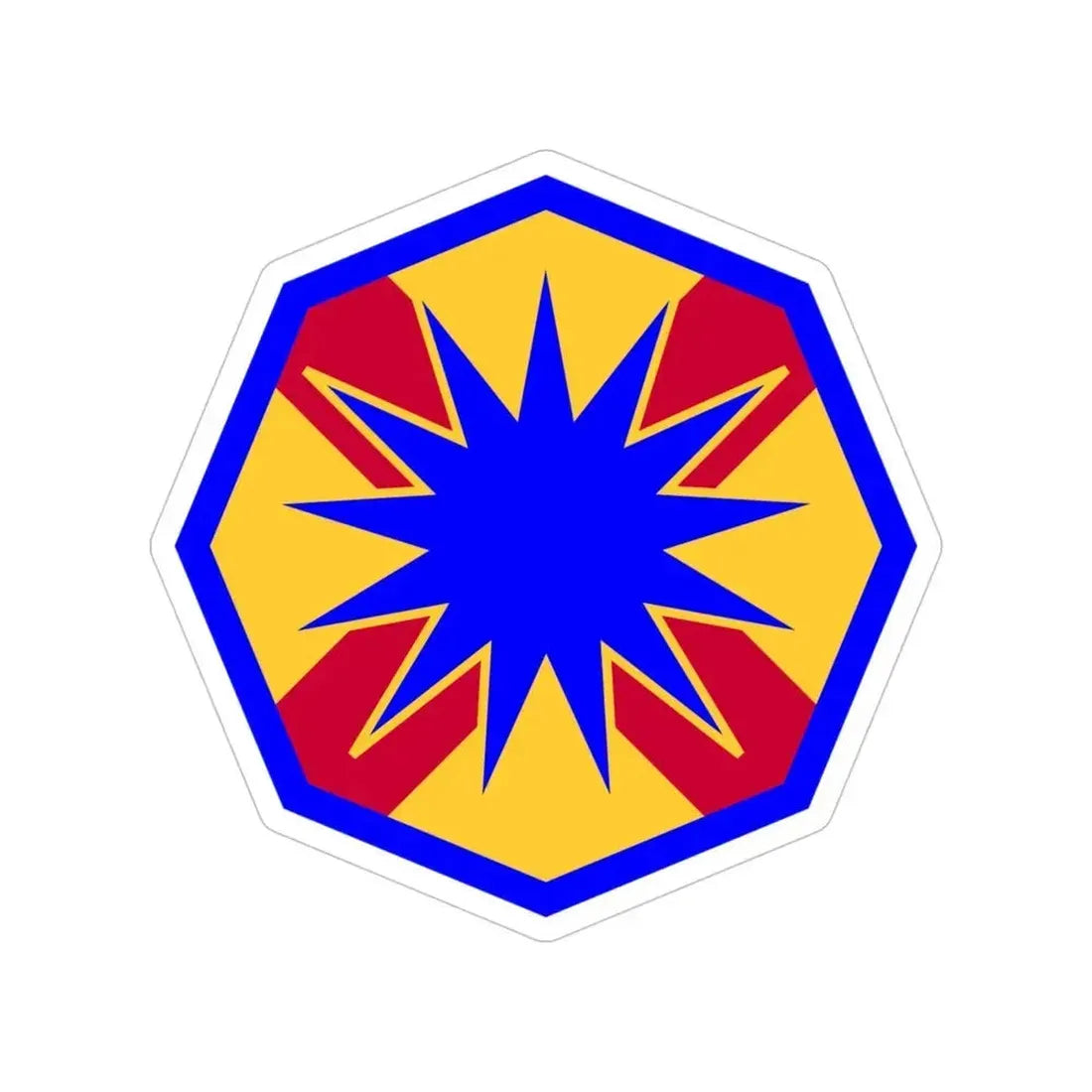 13th Sustainment Command Expeditionary (U.S. Army) Transparent STICKER Die-Cut Vinyl Decal 4 Inch - The Sticker Space