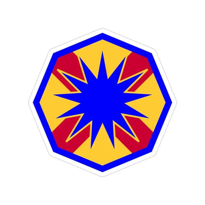 13th Sustainment Command Expeditionary (U.S. Army) Transparent STICKER Die-Cut Vinyl Decal 4 Inch - The Sticker Space