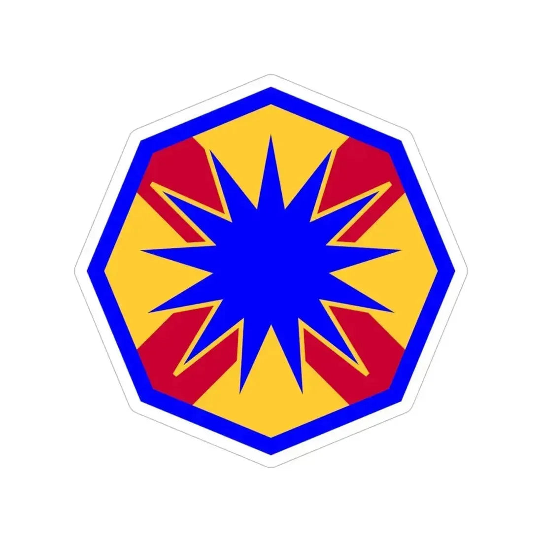 13th Sustainment Command Expeditionary (U.S. Army) Transparent STICKER Die-Cut Vinyl Decal 5 Inch - The Sticker Space