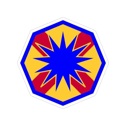 13th Sustainment Command Expeditionary (U.S. Army) Transparent STICKER Die-Cut Vinyl Decal 5 Inch - The Sticker Space