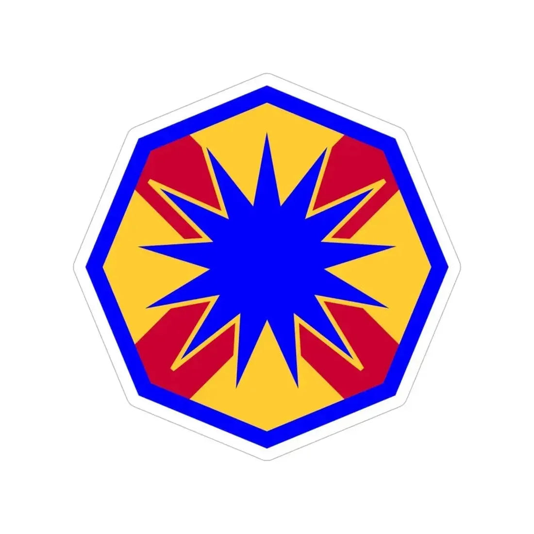 13th Sustainment Command Expeditionary (U.S. Army) Transparent STICKER Die-Cut Vinyl Decal 5 Inch - The Sticker Space