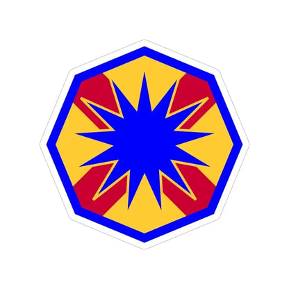 13th Sustainment Command Expeditionary (U.S. Army) Transparent STICKER Die-Cut Vinyl Decal 5 Inch - The Sticker Space