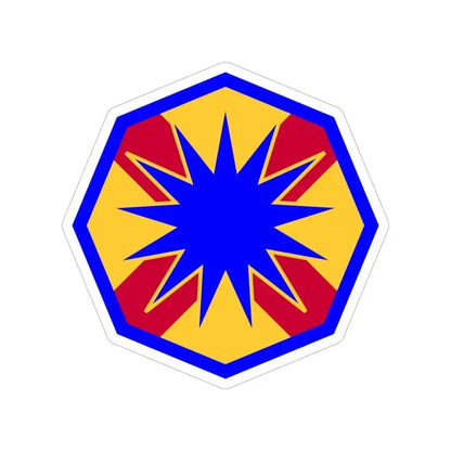 13th Sustainment Command Expeditionary (U.S. Army) Transparent STICKER Die-Cut Vinyl Decal 6 Inch - The Sticker Space