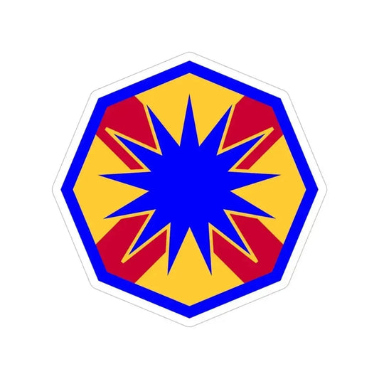 13th Sustainment Command Expeditionary (U.S. Army) Transparent STICKER Die-Cut Vinyl Decal 6 Inch - The Sticker Space