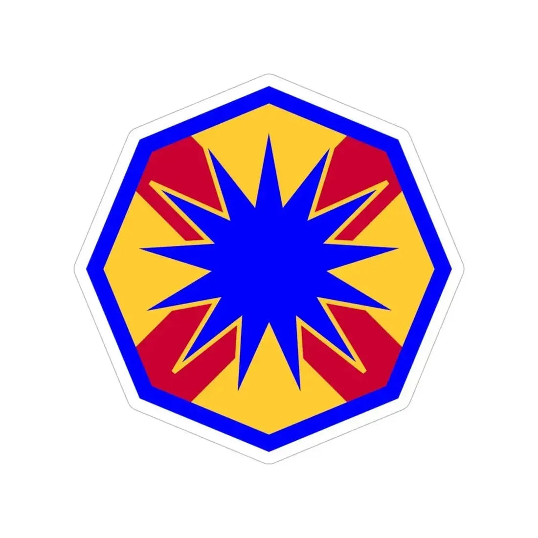 13th Sustainment Command Expeditionary (U.S. Army) Transparent STICKER Die-Cut Vinyl Decal 6 Inch - The Sticker Space