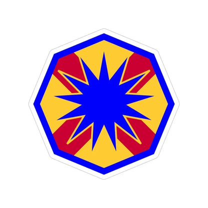 13th Sustainment Command Expeditionary (U.S. Army) Transparent STICKER Die-Cut Vinyl Decal 6 Inch - The Sticker Space