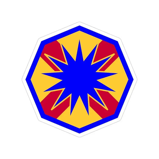 13th Sustainment Command Expeditionary (U.S. Army) Transparent STICKER Die-Cut Vinyl Decal 6 Inch - The Sticker Space