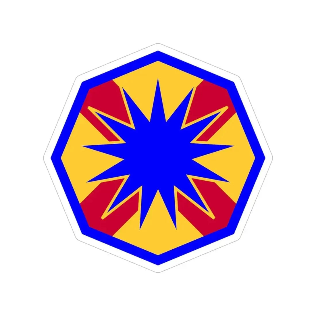 13th Sustainment Command Expeditionary (U.S. Army) Transparent STICKER Die-Cut Vinyl Decal - The Sticker Space