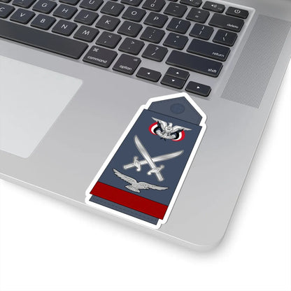 13.YAF MG (Yemen) (Military Rank) STICKER Vinyl Kiss-Cut Decal - The Sticker Space