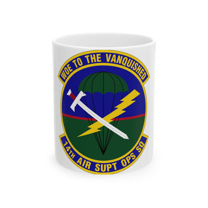 14 Air Support Operations Squadron ACC (U.S. Air Force) White Coffee Mug-11oz-The Sticker Space