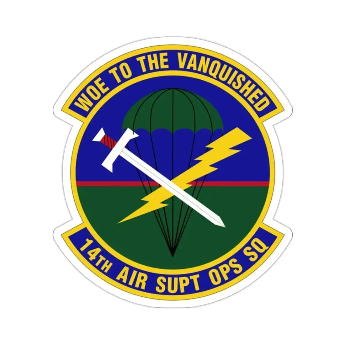 14 Air Support Operations Squadron ACC (U.S. Air Force) STICKER Vinyl Die-Cut Decal 2 Inch - The Sticker Space