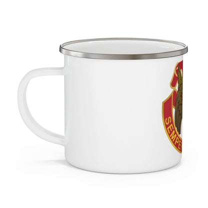 14 Antiaircraft Artillery Gun Battalion (U.S. Army) 12oz Enamel Mug-12oz-The Sticker Space