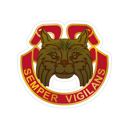 14 Antiaircraft Artillery Gun Battalion (U.S. Army) Transparent STICKER Die-Cut Vinyl Decal-5 Inch-The Sticker Space