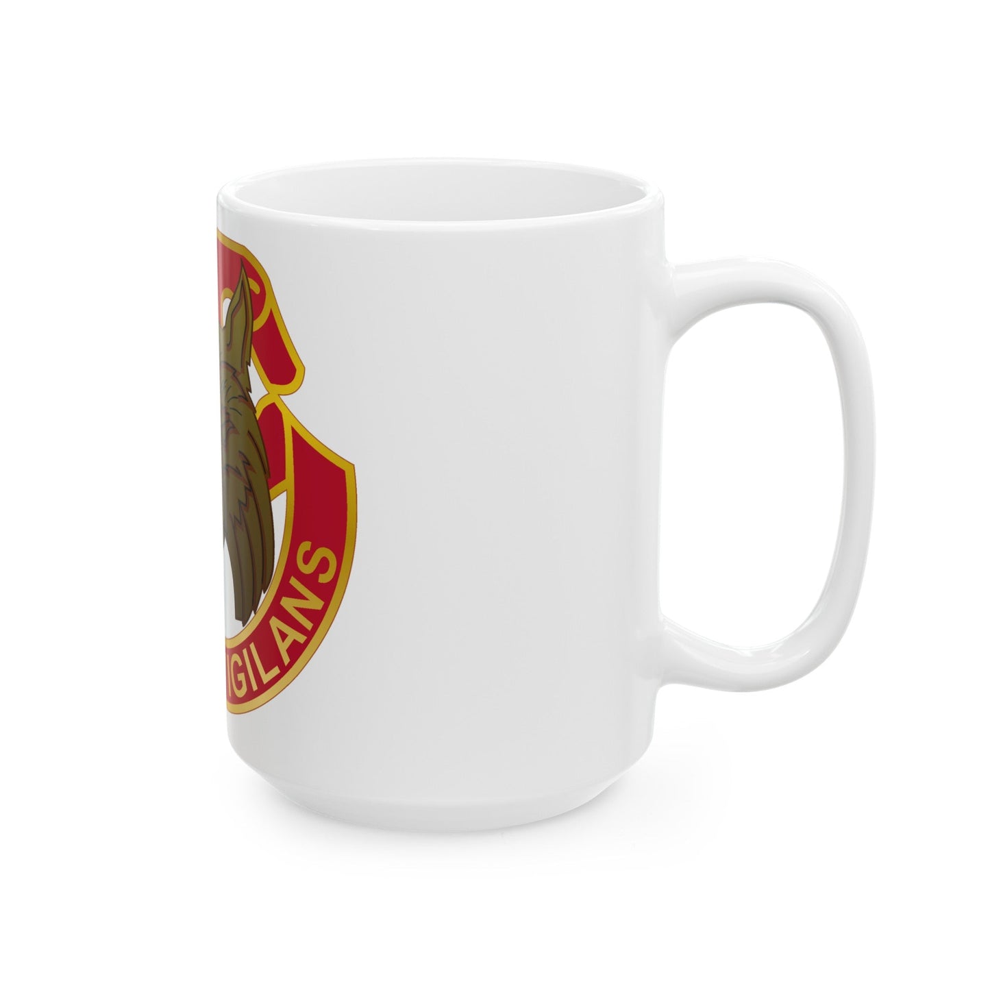 14 Antiaircraft Artillery Gun Battalion (U.S. Army) White Coffee Mug-The Sticker Space