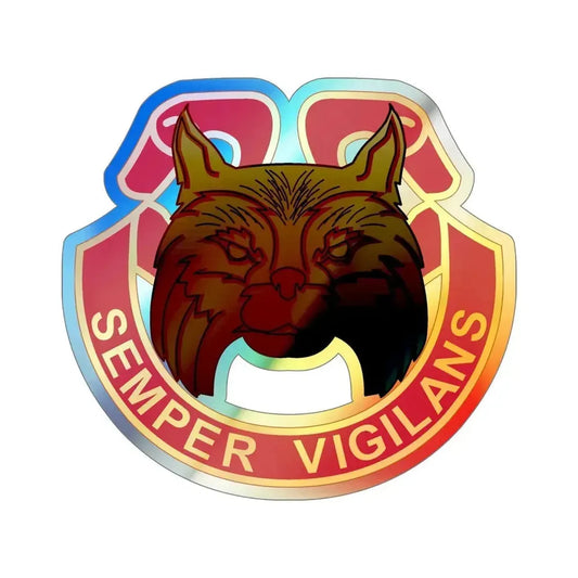 14 Antiaircraft Artillery Gun Battalion (U.S. Army) Holographic STICKER Die-Cut Vinyl Decal 6 Inch Holographic - The Sticker Space