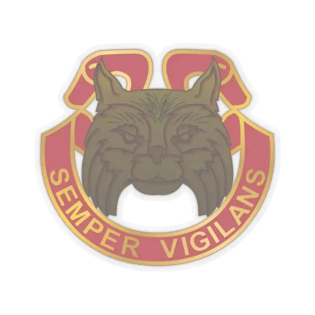 14 Antiaircraft Artillery Gun Battalion (U.S. Army) STICKER Vinyl Kiss-Cut Decal 2 Inch Transparent - The Sticker Space