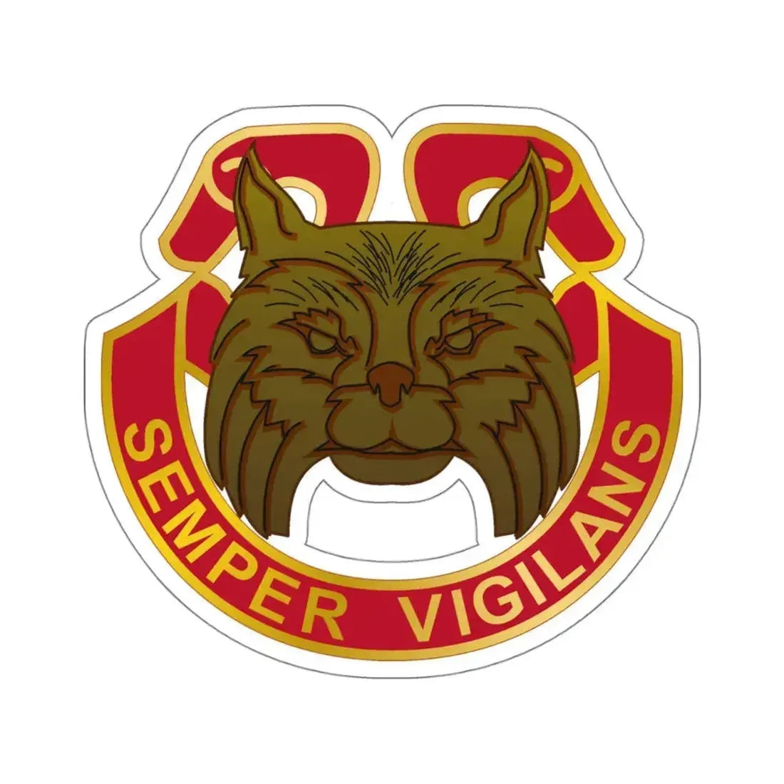 14 Antiaircraft Artillery Gun Battalion (U.S. Army) STICKER Vinyl Kiss-Cut Decal 4 Inch White - The Sticker Space