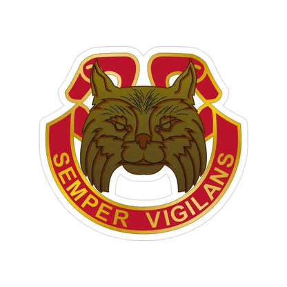 14 Antiaircraft Artillery Gun Battalion (U.S. Army) Transparent STICKER Die-Cut Vinyl Decal 3 Inch - The Sticker Space