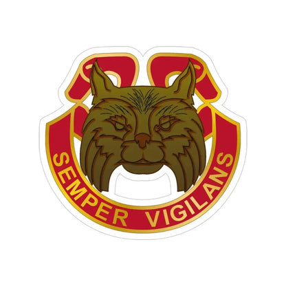 14 Antiaircraft Artillery Gun Battalion (U.S. Army) Transparent STICKER Die-Cut Vinyl Decal 4 Inch - The Sticker Space