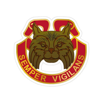 14 Antiaircraft Artillery Gun Battalion (U.S. Army) Transparent STICKER Die-Cut Vinyl Decal 5 Inch - The Sticker Space