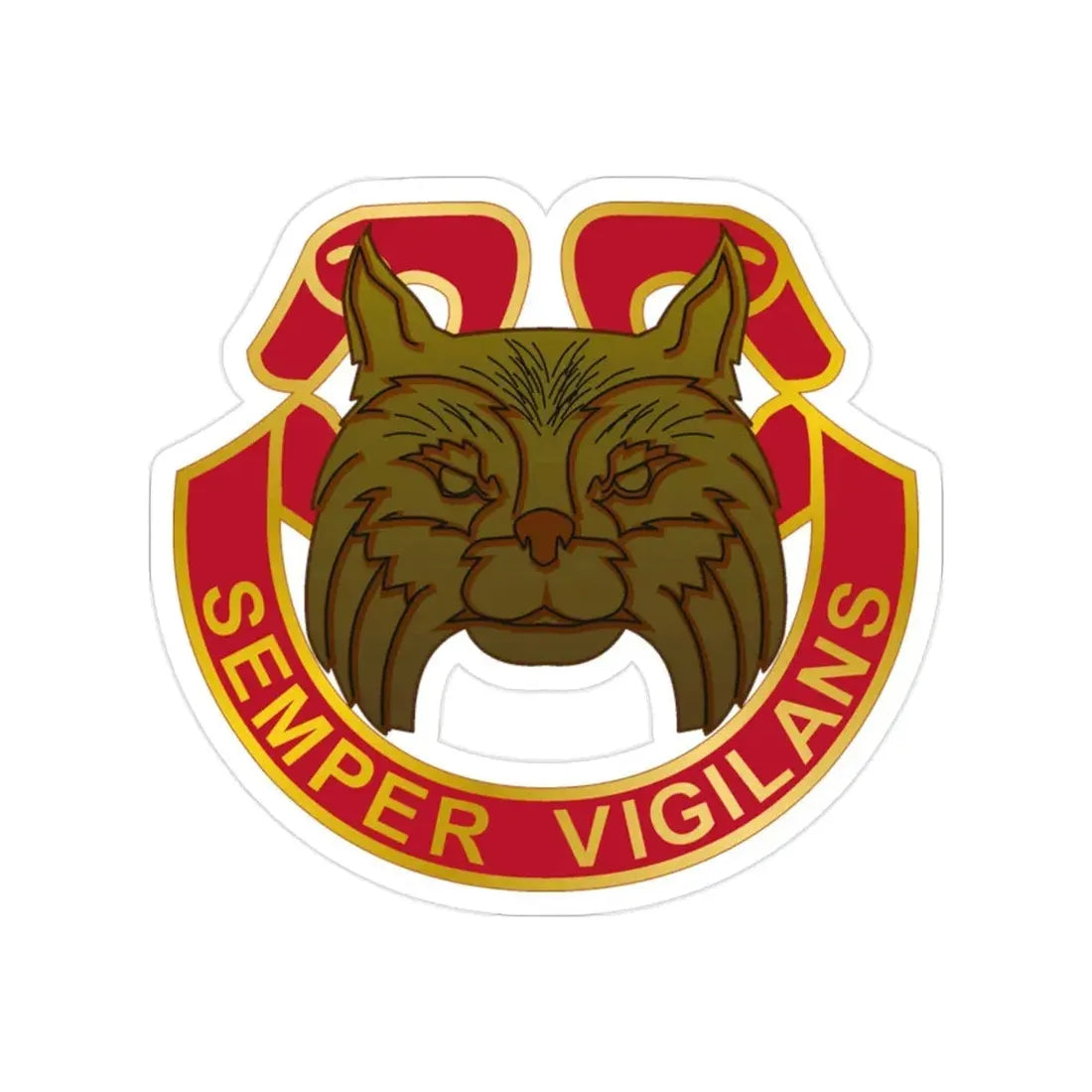 14 Antiaircraft Artillery Gun Battalion (U.S. Army) Transparent STICKER Die-Cut Vinyl Decal - The Sticker Space
