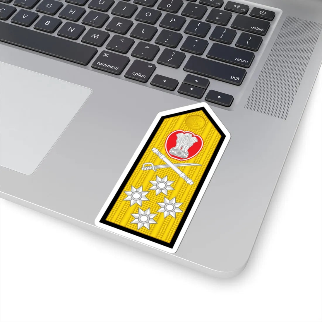 14 Indian Navy ADM (India) (Military Rank) STICKER Vinyl Kiss-Cut Decal - The Sticker Space
