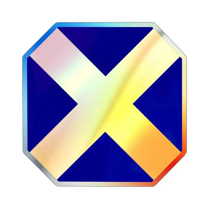 14 Infantry Division (U.S. Army) Holographic STICKER Die-Cut Vinyl Decal 5 Inch Holographic - The Sticker Space