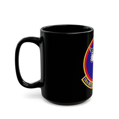 14 Intelligence Squadron AFRC (U.S. Air Force) Black Coffee Mug-The Sticker Space