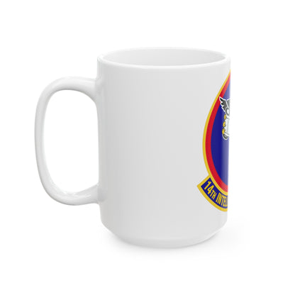 14 Intelligence Squadron AFRC (U.S. Air Force) White Coffee Mug-The Sticker Space