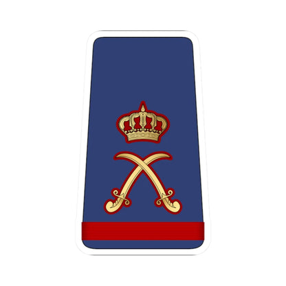 14. KAF MG (Kuwait) (Military Rank) STICKER Vinyl Kiss-Cut Decal 2 Inch White - The Sticker Space