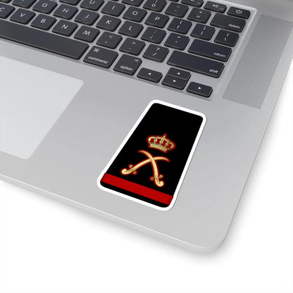 14. KNF MG (Kuwait) (Military Rank) STICKER Vinyl Kiss-Cut Decal - The Sticker Space