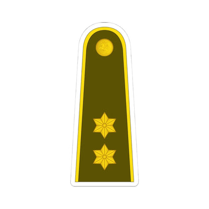14 Lithuania Army 1LT (Lithuania) (Military Rank) STICKER Vinyl Kiss-Cut Decal 4 Inch White - The Sticker Space