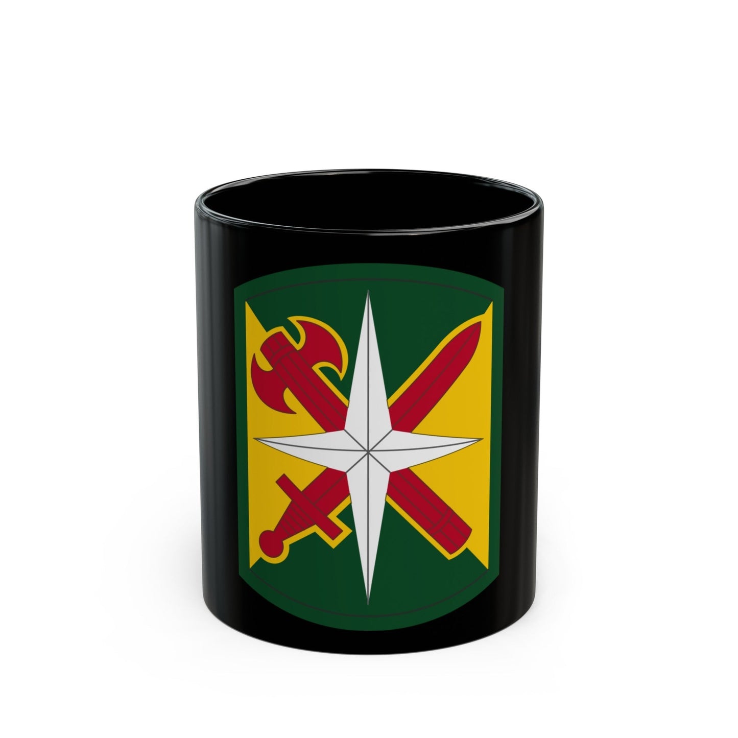 14 Military Police Brigade (U.S. Army) Black Coffee Mug-11oz-The Sticker Space