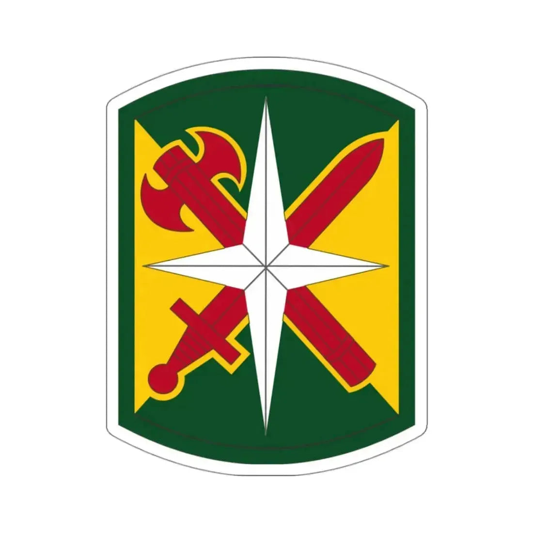 14 Military Police Brigade (U.S. Army) STICKER Vinyl Kiss-Cut Decal 3 Inch White - The Sticker Space