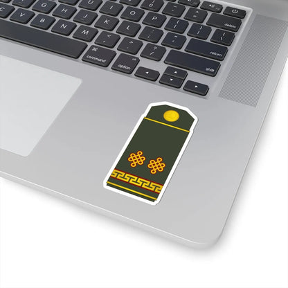 14 Mongolian Army LTC (Mongolia) (Military Rank) STICKER Vinyl Kiss-Cut Decal - The Sticker Space