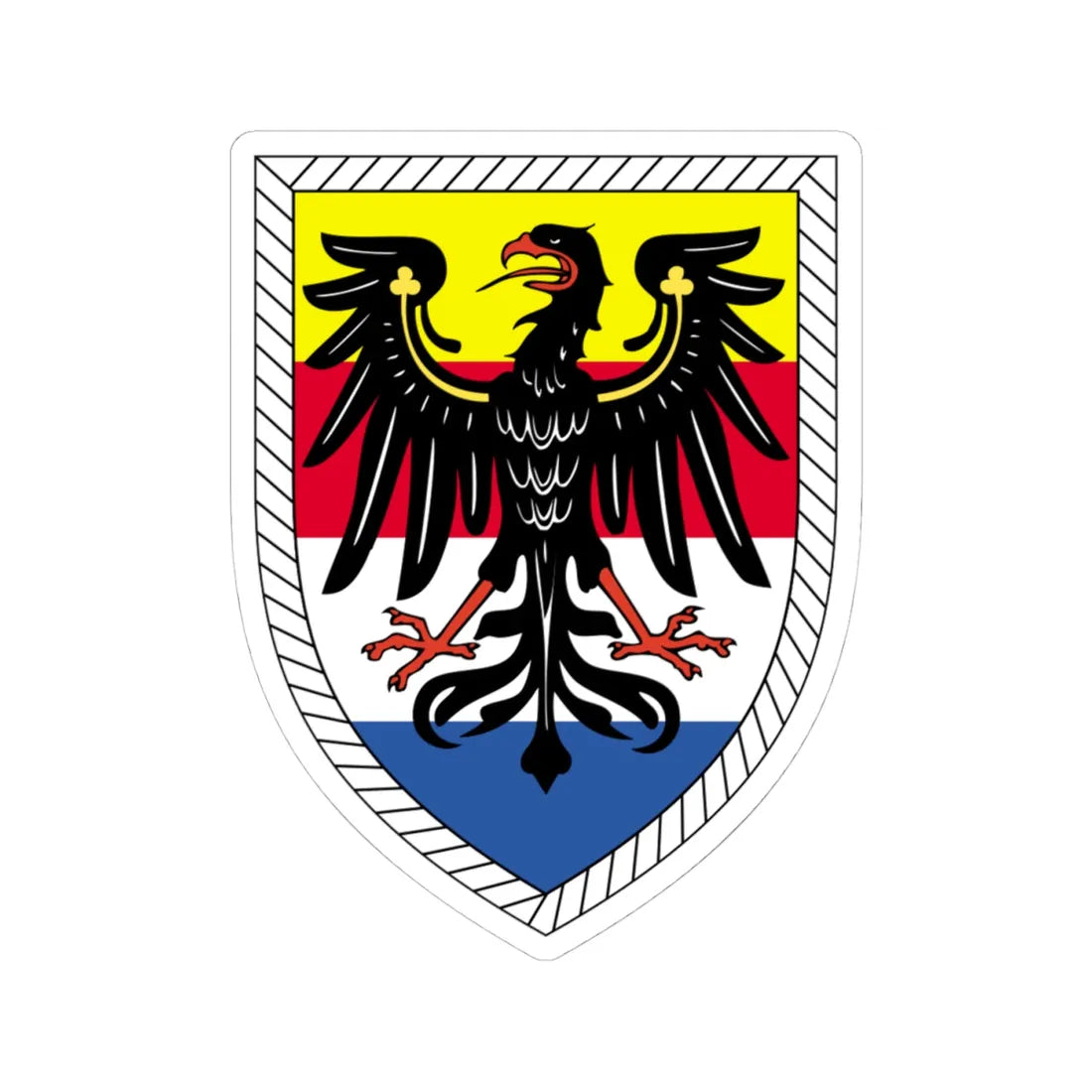 14. Panzergrenadierdivision Bundeswehr (Germany) (Coat of Arms) STICKER Vinyl Kiss-Cut Decal 4 Inch White - The Sticker Space